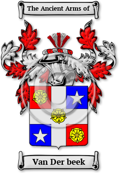 Van Der beek Family Crest Download (JPG) Legacy Series - 600 DPI